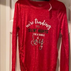 Christmas Long sleeve Motherhood maternity M shirt